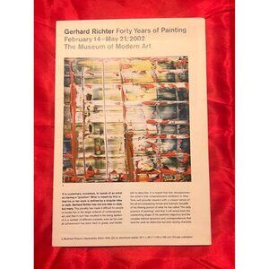 Gerhard Richter Forty Years of Painting MoMA 2002 Brochure 12 pg Exhibition NYC